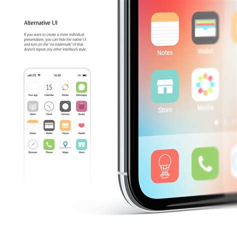 Phone App Mockups Set on Yellow Images Creative Store - 41313