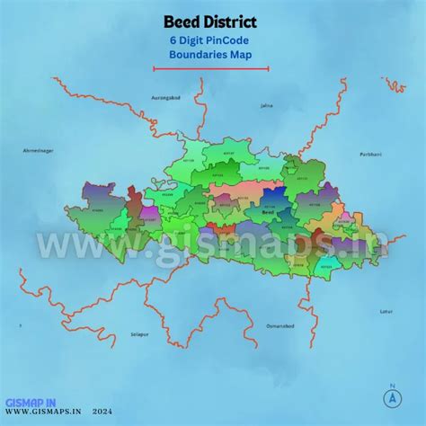 Beed District Pincode Maps