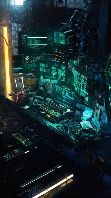 Image result for Hacker Computer Room Wallpaper