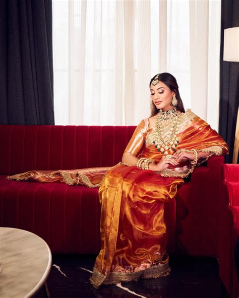 Bold Yellow Pure Banarasi Handloom Tissue Silk Saree – Truth Fab