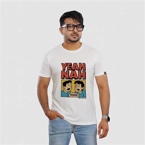 Yeah Nah Tshirt for Men – hoponhigh