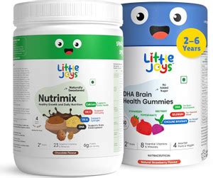 Little Joys Brain Development Kit for Kids 2-6 years | Nutrimix 350g ...