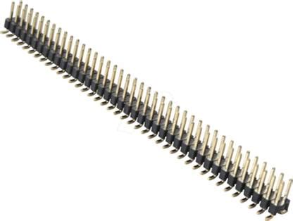 e4u 1.27mm Micro Pitch 40 X 2 SMD Type Berg Strip Male Header Connector ...