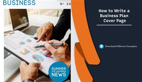 Business Plan Cover Page Sample 的图像结果