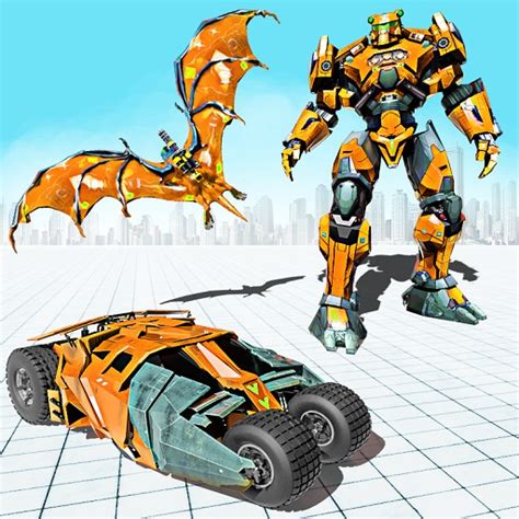 Car Robot Bat transform Games : Bat Robot Transform Car Robot War : Car ...