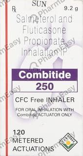 Combitide 250mcg Box Of 120md Metered Dose Inhaler: Uses, Side Effects ...
