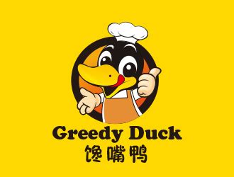 Greedy Duck Pte Ltd（馋嘴鸭有限公司）logo设计 - 123标志设计网™