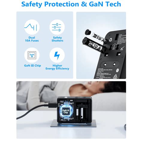 LENCENT GaN III 65W Universal Travel Adapter | Concept Kart