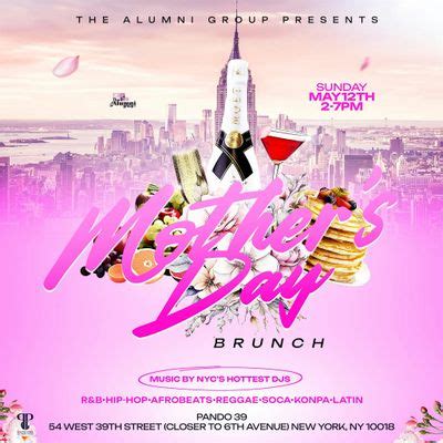 Mothers Day R&B Brunch & Day Party, Pando 39, New York, 12 May 2024 ...
