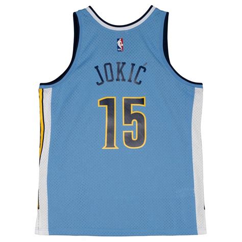 Koszulka Mitchell & Ness Denver Nuggets #15 Nikola Jokic Swingman Road ...