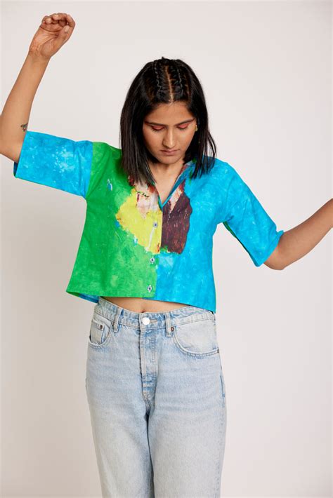 Chilling in candolim (crop shirt) – RADHARAMAN CLOTHING PRIVATE LIMITED