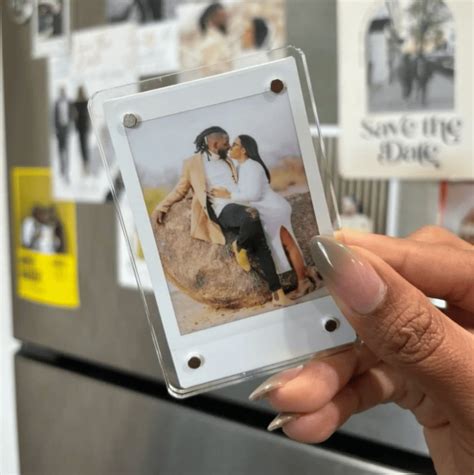 Customised Polaroid Photo Fridge Magnet Frame