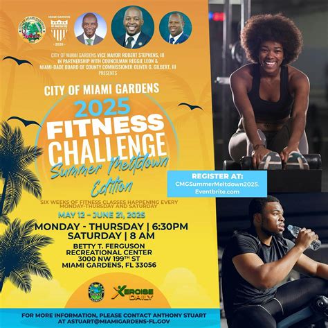 2025 City of Miami Gardens Summer Fitness Challenge, Betty T. Ferguson ...
