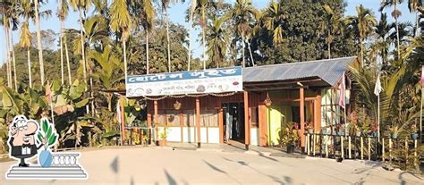 Menu at Hotel Luit, India