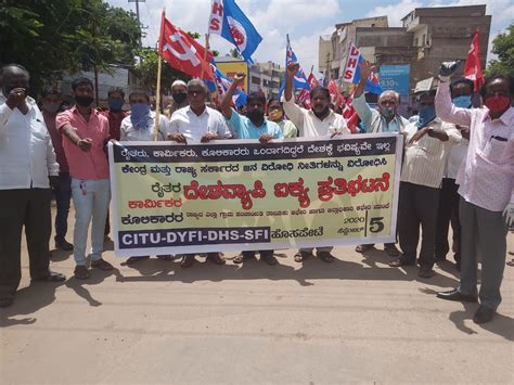 District, Block-Level Worker-Peasant Protests Against Modi Govt’s ...