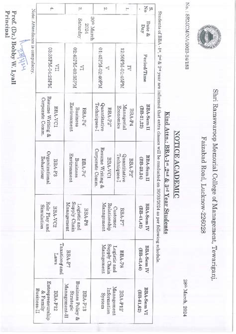 Notice Extra Classes BBA - Fundamental of Mechanical Engineering - Studocu
