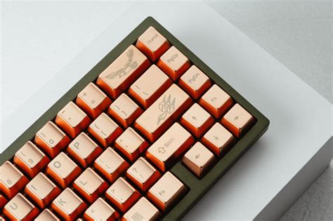[EXTRAS] Awekeys Copper Eagle Full Metal Keycaps Set – Neo Macro