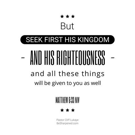 Matthew 6:33 ~ Daily Devotion April 9 2023 - Daily Devotional