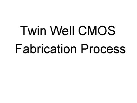 Image result for CMOS Process
