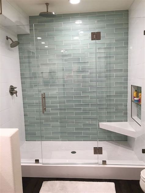 40 Beautiful Bathroom Shower Tile Design Ideas and Makeover (17 ...