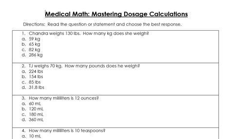 Image result for Pharmacy Math Conversions