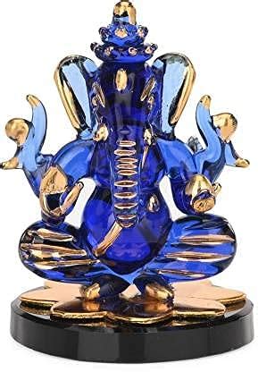 Buy Craftfry God Ganesha Two Sided face Figure for Showcase & Car ...