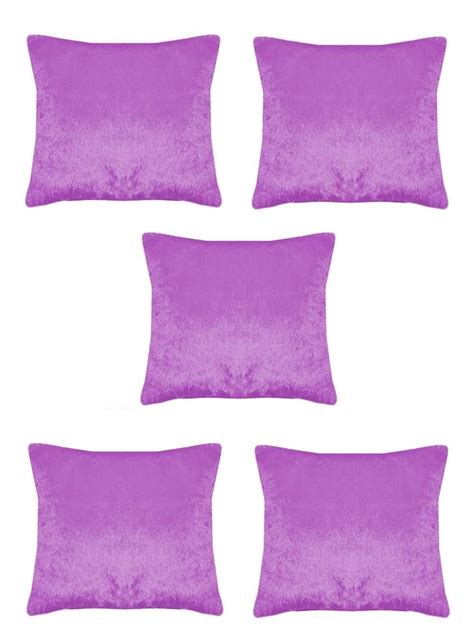 Buy Nitsha Polyester Fibre Fur Pillow Decorative Cushion Size 32CM x ...