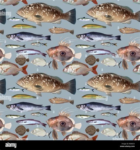 Image result for Fish Repeat Pattern