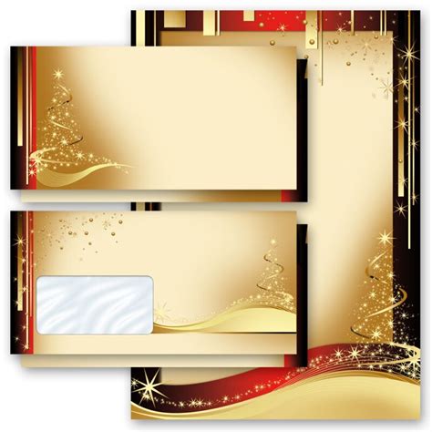 Briefpapier-Sets Weihnachtsbrief Weihnachten Design Sets online kaufe