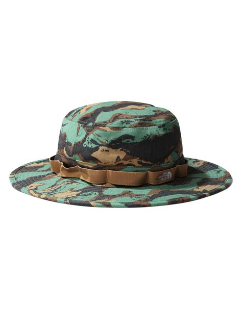 The North Face Class V Brimmer Deep Grass Green Paint Camo Print Caps ...