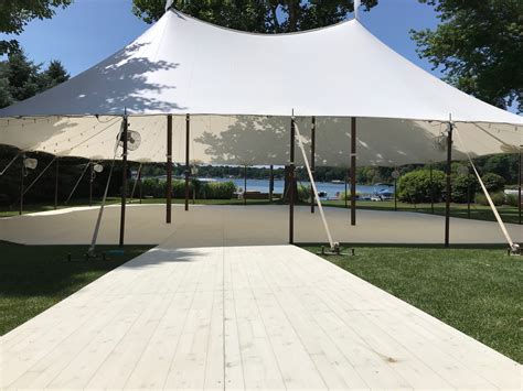 Temporary Hardwood Flooring - Blue Peak Tents, Inc.