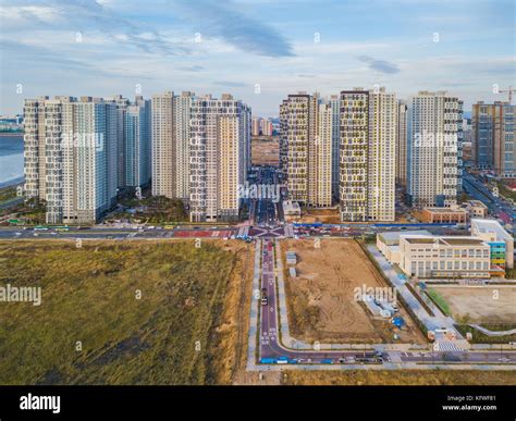 Aerial view of apartment at incheon city,south korea Stock Photo - Alamy