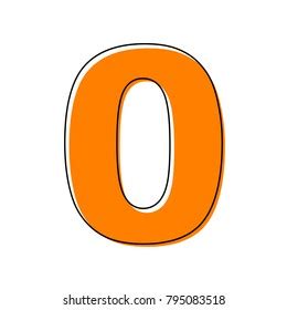 Image result for Number 0 Sign Design Template Element Black Vector Image