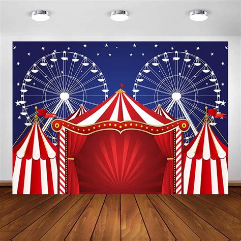 COMOPHOTO Circus Theme Birthday Party Backdrop with Carnival India | Ubuy