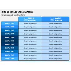 Matrix Table 的图像结果