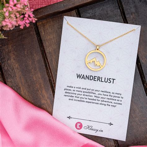 Wanderlust - Mountain Necklace – Klassy.in