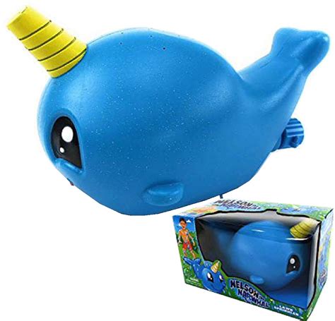Buy Nelson The Narwhal (Blue Unicorn of The Sea) Water Sprinkler Online ...