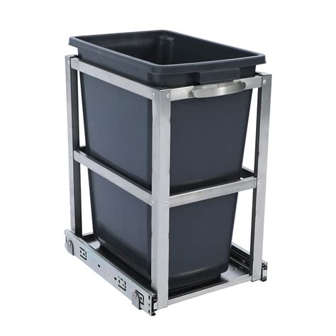 Anbuy 30 Liter / 8 Gallon under Counter Kitchen Cabinet Pull-Out Trash ...