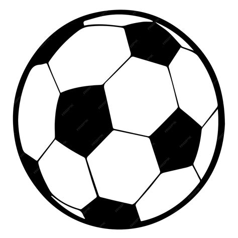 Premium Vector | Dynamic soccer ball outline vector ideal for football and sports projects