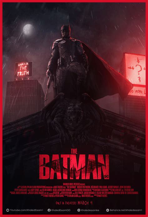 The Batman | Unofficial Movie Poster on Behance | Batman movie posters ...