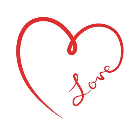 Free Love Heart Shape Clipart Template to Edit Online