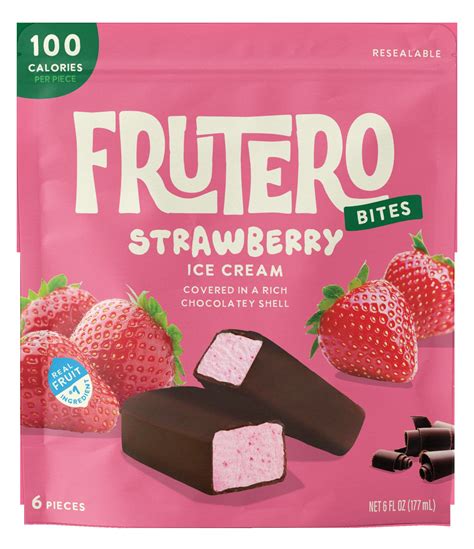 Frutero Strawberry Ice Cream Bites - Shop Ice cream at H-E-B
