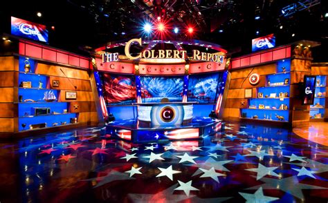 Image result for Colbert Report Set Image