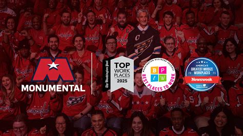 Monumental Sports & Entertainment Receives Multiple 2025 Best Workplace ...