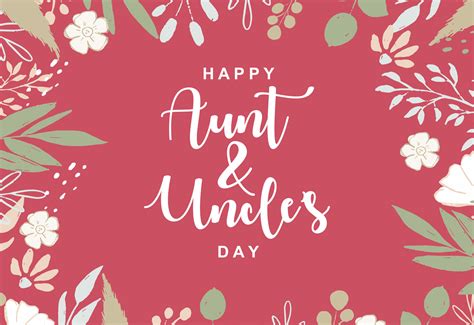 National Aunt and Uncle Day, Holiday concept. Template for background ...