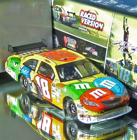 KYLE BUSCH 2008 TALLADEGA WIN RACED VERSION M&M'S 1/24 ACTION