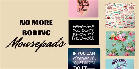 Custom Mouse Pads | Personalised with Photo, Logo, or Message