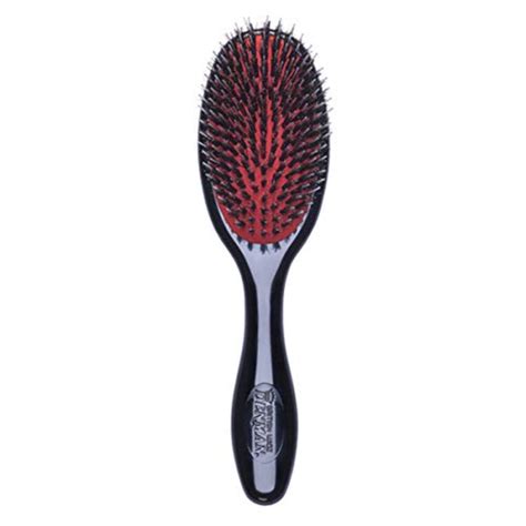 D-81 Hair Brush (Soft Nylon Quill Boar Bristles Cushion Brush) | Denma ...