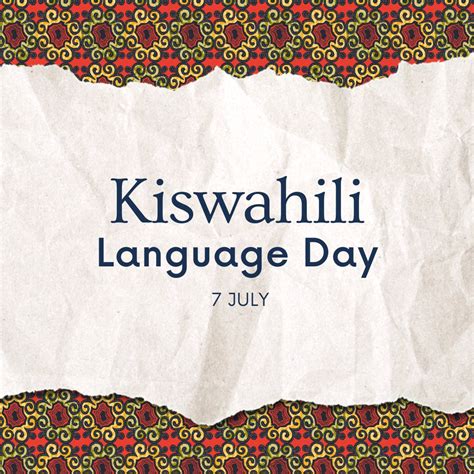 Kiswahili Language