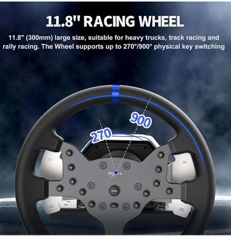 PXN V99 Force Feedback Gaming Racing Wheel 270/900 Degree Motion ...